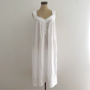 NWT Zara Home White Nightgown Size M